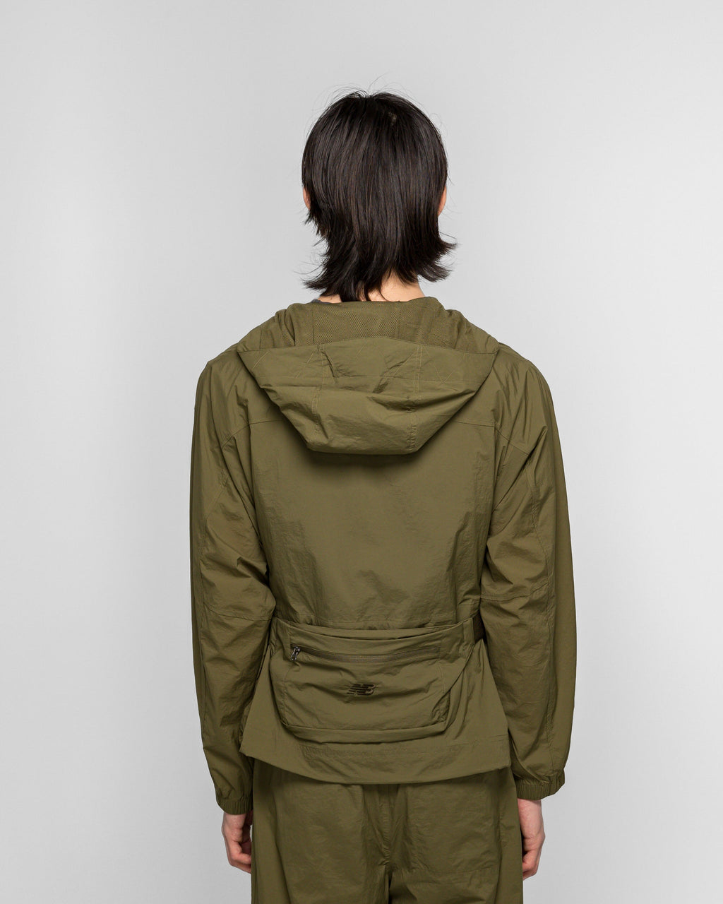 NB GREY Light Weight Hoodie Jacket - Wakame