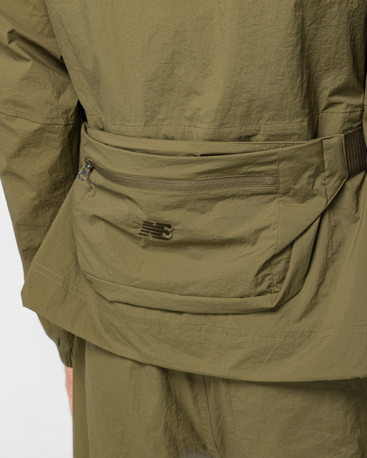 NB GREY Light Weight Hoodie Jacket - Wakame
